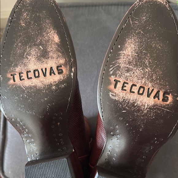 Tecovas Casey Bourbon Lizard Women’s Boots, size 8 - Picture 3 of 5